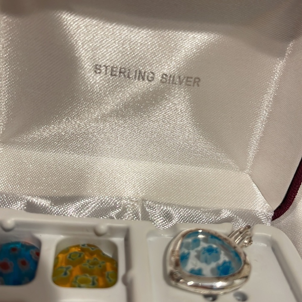 925 Silver Sterling Interchangeable Necklace - image 5